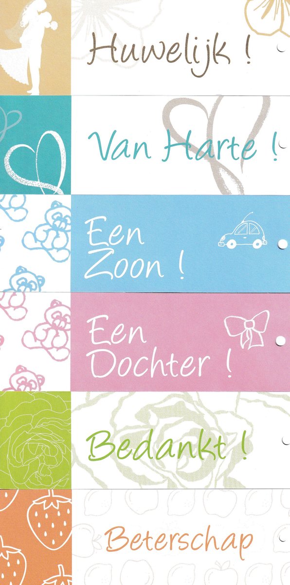 Bloemenkaartjes - 150 Stuks – Minikaartjes – 5 x 15 cm - Bloemist - Cadeau – BK-020