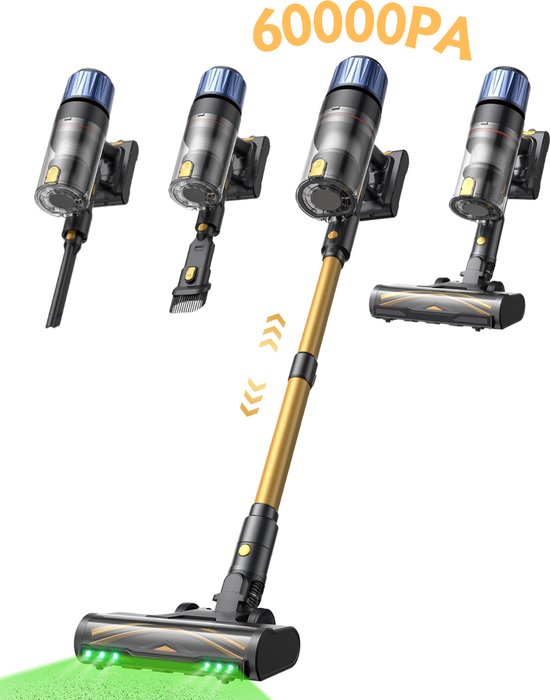 Proscenic P15 Draadloze Steelstofzuiger 580W met 70 Min - Proscenic - €107,24