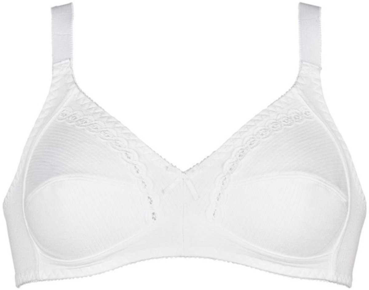 Naturana soft BH zonder beugels met katoen maat 75D wit