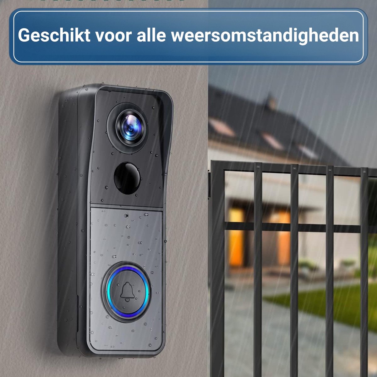 Powell Deurbel met Camera - Deurbel Draadloos - Video Deurbel - Met Wifi - Met Microfoon - 2K Video - 32GB Geheugen - Zwart — cadeau in Elektronica - foto 8