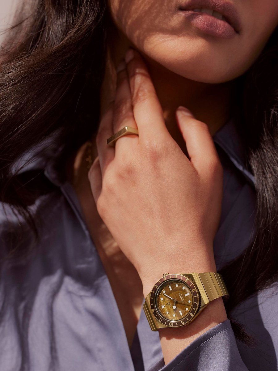 Timex Q Timexâ® Kwarts Analoog Horloge Bruin Case: 100% Stainless Steel | Armband: 100% Stainless Steel 36 TW2V92200AJ, TW2V92400AJ, TW2V92500AJ