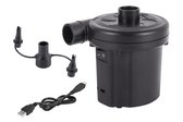 THAR Elektrische Luchtpomp 85W – USB Oplaadbaar – Met 3 Opzetstukken – Voor Luchtbedden, Zwembanden, Speelgoed en Vacuumzakken – Compact, Krachtig en Draagbaar