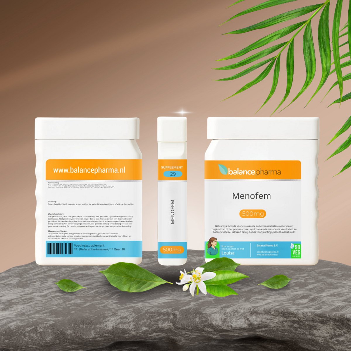 Balancepharma Supplements 29 Menofem 90 Vegetarische capsules