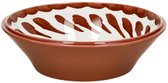Pomax Amuse slakom D25cm H7cm bruin / rood
