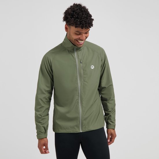 Rogelli Core Hardloopjack Heren - Running Jacket - Waterafstotend - Groen