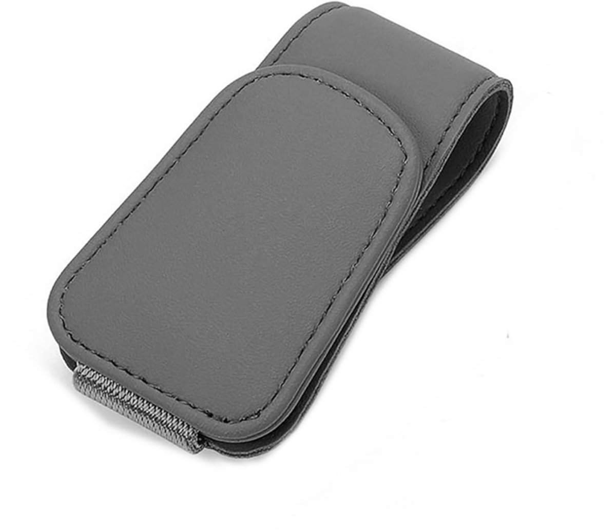 TOVBMUP Brilmonturen - Voor autozonwering - Zonnebrilmonturen - Accessoires - Kaarthouder - Grijs - 3-pack