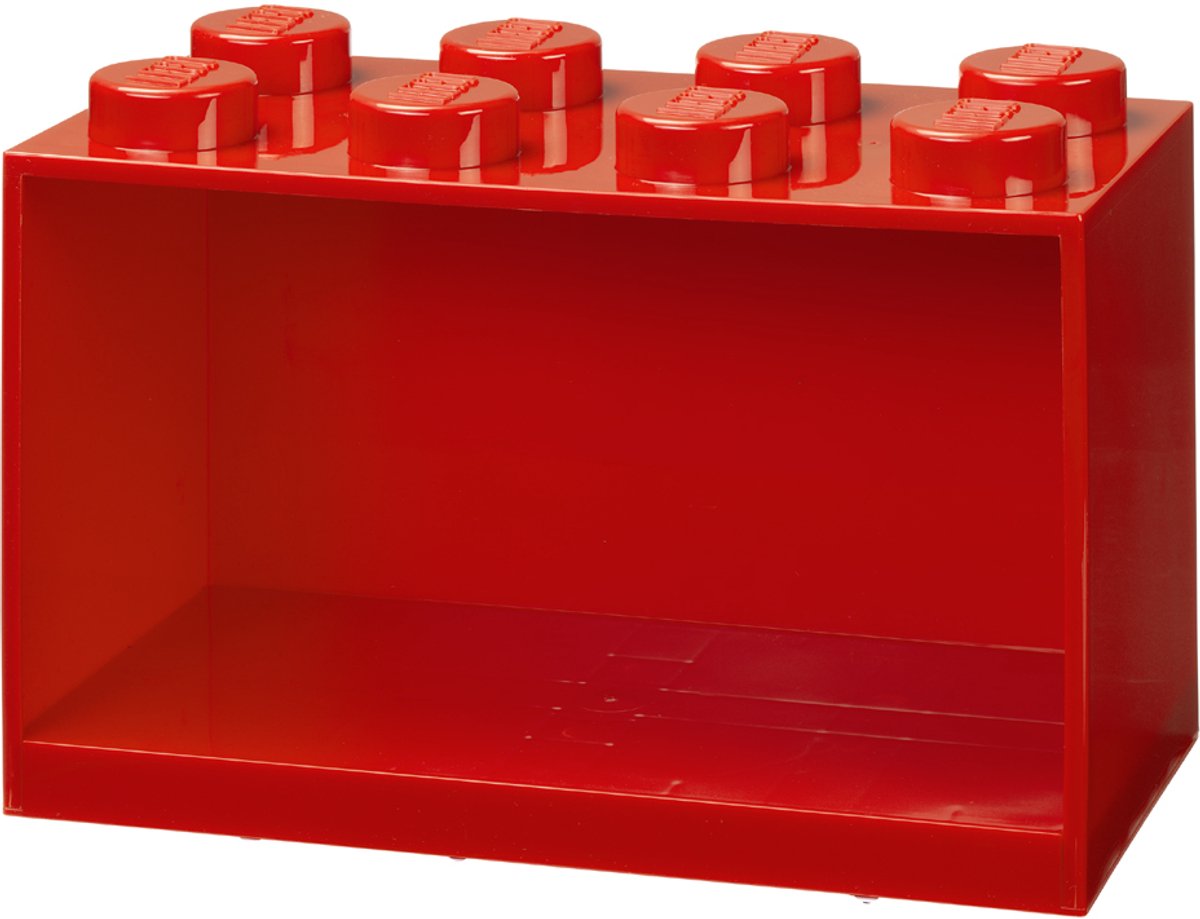 LEGO - Brick 8 - Wandschap - Rood