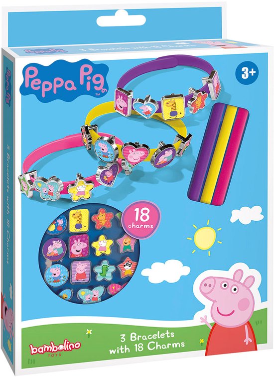 Kit de fabrication de bracelets Peppa Pig - Dès 3 ans