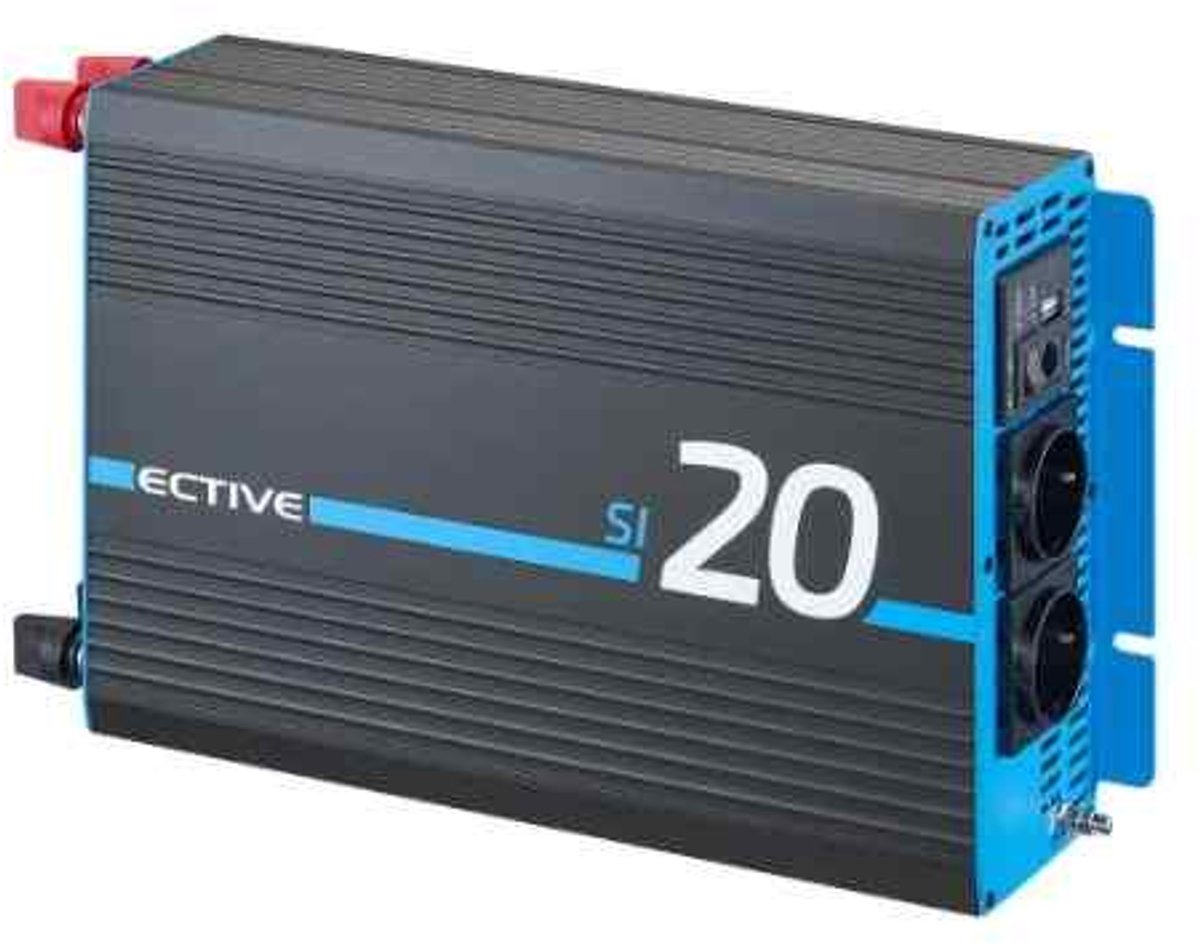 Omvormer zuivere sinus 24V-230V - Ective SI - SI 20, 24V-230V