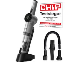 LEBENLANG - Handstofzuiger - Kruimeldief - Draadloos – Handstofzuiger auto - Kruimeldief auto - 17000PA – Met Lithiumbatterij & Oplaadstation – Kruimeldief snoerloos – Voor Auto & Dierenharen