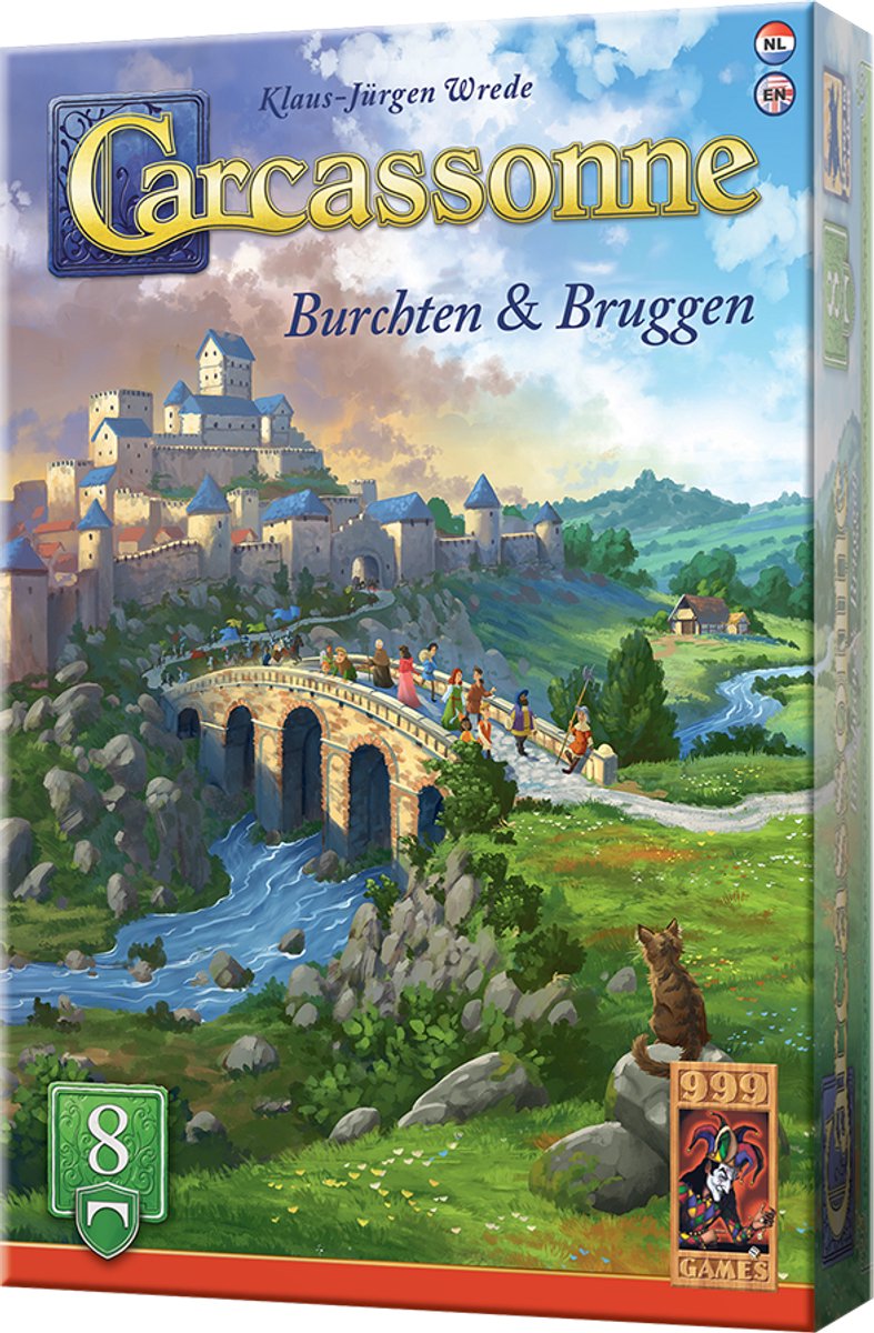 999 Games - Carcassonne: Burchten & Bruggen - Uitbreiding 8 - Nieuwe Versie - NL - EN — afbeelding 14