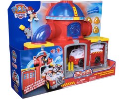 foto van PAW Patrol - Brandweerkazerne Speelset - met Marshall-figuur, brandweerwagen, licht, lanceerder en geluidseffecten
