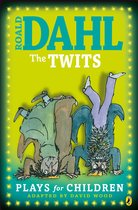 Roald Dahl's The Twits: Trois personnages tombent à l'envers, avec le texte 'The Twits' et 'Plays for Children'.