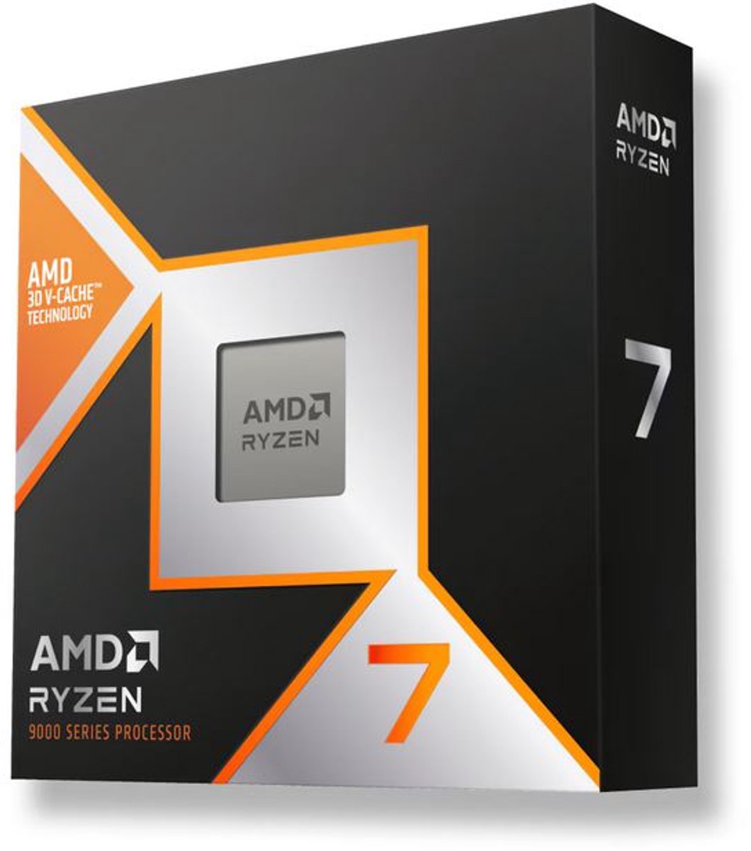 AMD Ryzen 7 9800X3D processor 4,7 GHz 96 MB L3 Lade