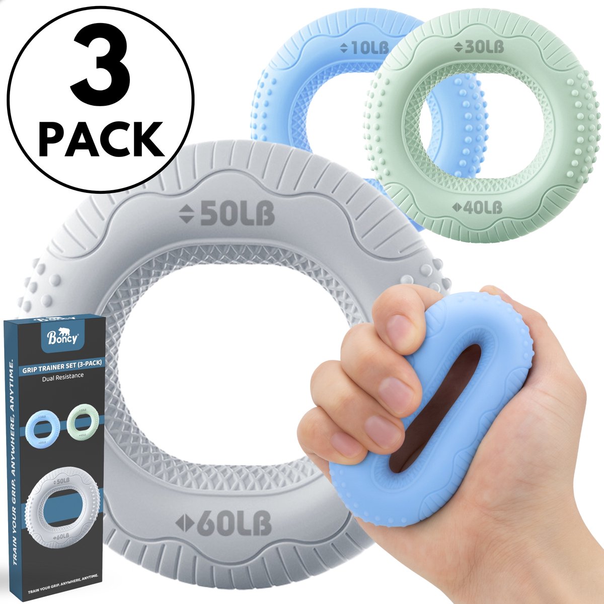 Boncy ® Handtrainer Stressbal