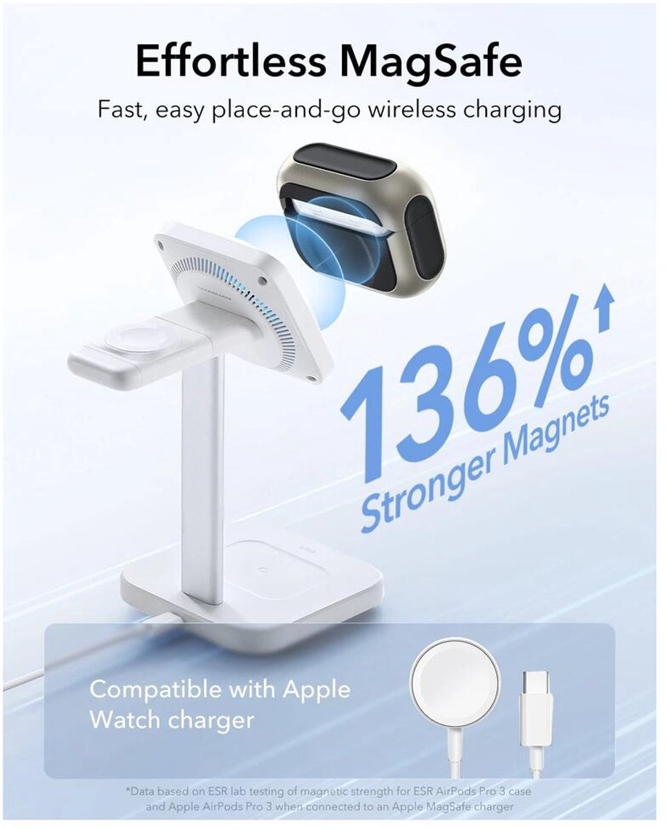 Esr Orbit Halolock Hoesje Voor Apple Airpods Pro 3 Magsafe Bescherming – foto 6