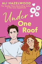 Boekcover van "Under One Roof" met een man en een vrouw met rode krullen, naast elkaar zittend, met de titel in gele letters.