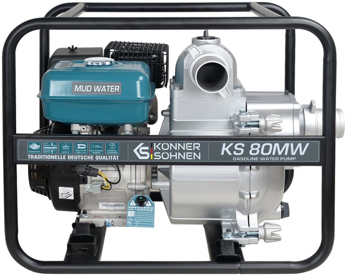 Motorpomp voor modderwater KS 80MW