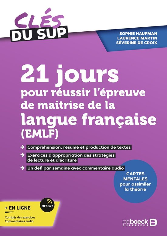 21 jours pour réussir l’épreuve de maitrise de la langue française (EMLF)