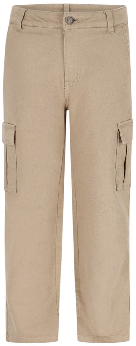 Like Flo winter twill cargo broek jongens - beige - Frankys