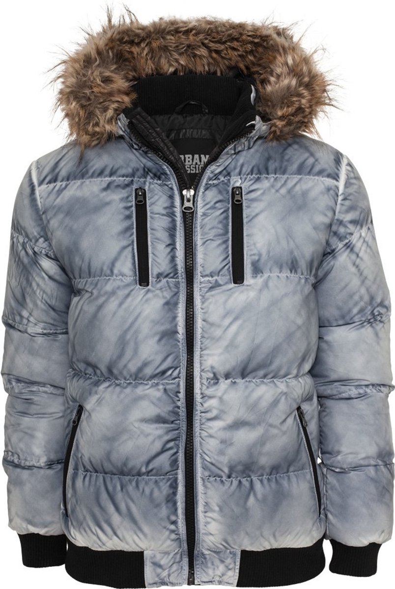 Urban Classics Spray Dye Expedition Jacket Denimblue