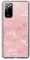 Case Company® - Coque Samsung Galaxy S20 FE / S20 FE 5G - Marbre Rose - Coque Souple pour Téléphone - Protection Tous Côtés et Bord d'Écran