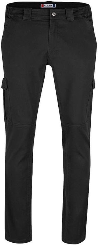 Clique Cargo Pocket Stretch 022045 - Zwart - 3XL