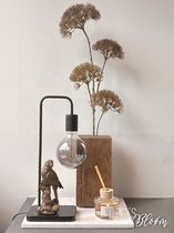 Let's | Aneth | Berce du Caucase | Fleurs en soie durables dans un bloc de bois | Décoration d'intérieur faite à la main | Accessoires de maison