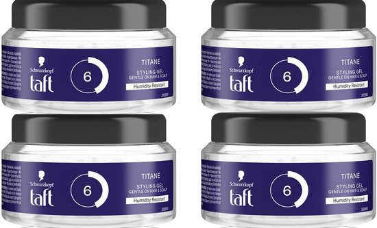 Taft Titane Gel - Voordeelverpakking 4 x 250 ml Pot