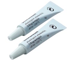 Fixem 2x Siliconenvet – Smeermiddel Geschikt voor Koffiezetapparaten van alle merken met siliconen O-Ringen – Voor Zetgroep, Rubbers & Afdichtingen – Voedselveilig – Vergelijkbaar als origineel