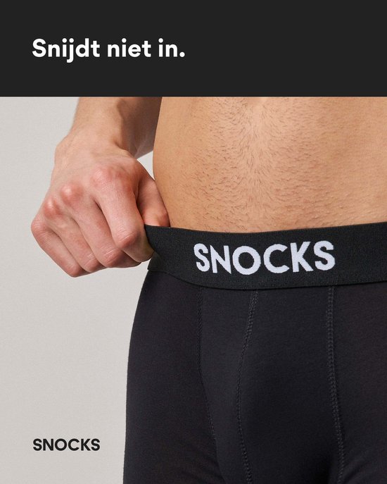 SNOCKS Boxershorts Heren, 6-pack Onderbroeken, Biologisch Katoen, Comfortabel, Naadloos & Zonder Kriebelend Label