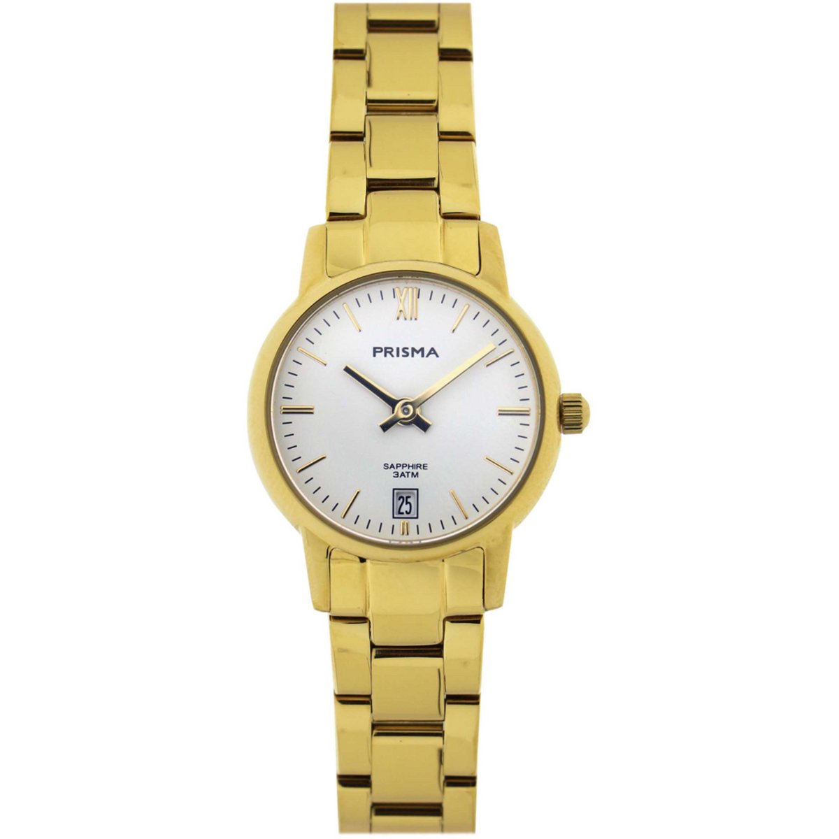 Prisma dames P.2365 Penina Gold wit datum met bracelet