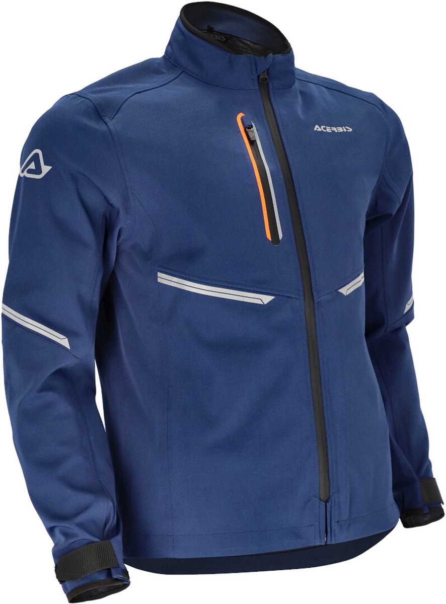 Acerbis X-Duro WP Blauw Oranje Crossjas - Jas