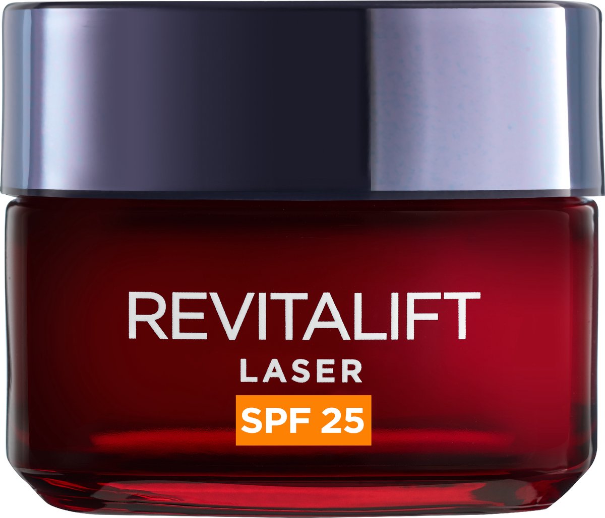 L’Oréal Paris Revitalift Laser Dagcrème SPF25 - Gezichtscreme - Daycream - Anti-Rimpel met Vitamine C, Hyaluronzuur & Pro-Retinol - 50ml