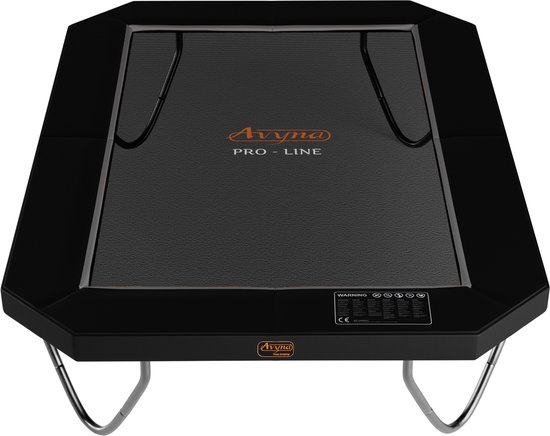 Avyna Opbouw Trampoline 305x225 cm – Zwart – Rechthoekig – Premium Kwaliteit – Trampoline op poten