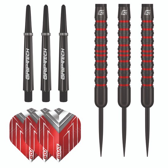 GOAT Podium Black Red 80% - Dartpijlen van GOAT — afbeelding 4