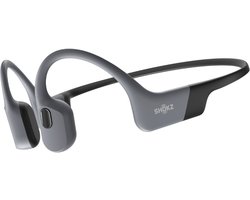 Shokz OpenSwim Pro USB-C Waterdichte Sporthoofdtelefoon - Bone Conduction Hoofdtelefoon - Open-ear - Bleutooth & MP3 - Grijs