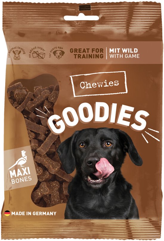 Chewies Goodies Hondensnacks Maxi Wild - 10 x 200 gr - Voordeelverpakking
