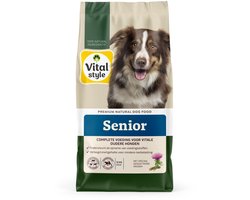 Vitalstyle Senior Hondenvoer - 2 x 12 kg - Voordeelverpakking