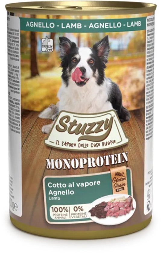 Stuzzy Blik Adult 400 g - Hondenvoer - 6 x Lam