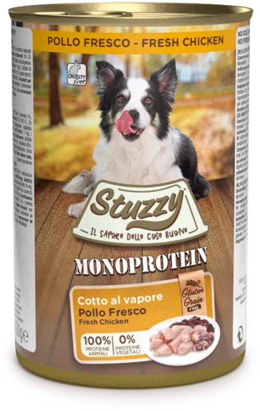 Stuzzy Blik Adult 400 g - Hondenvoer - 6 x Kip