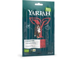 25x Yarrah Bio Kauwstaafjes Hond Rund 3 stuks