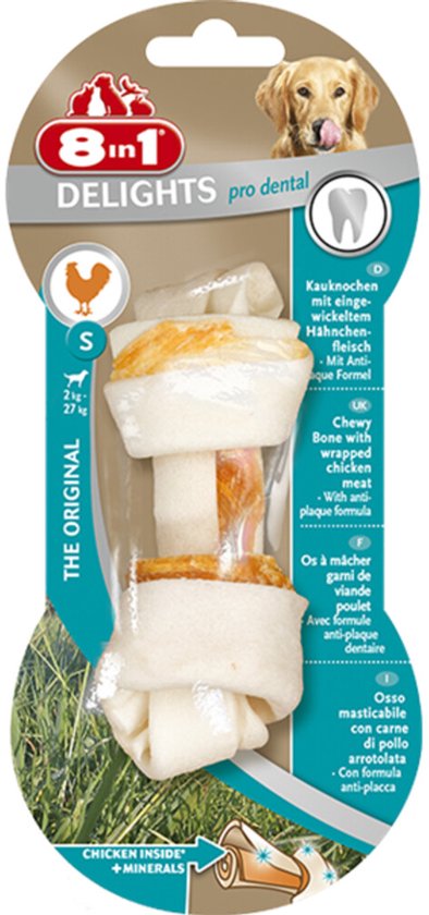 8in1 Delights Pro Dental Kip S - 6 x - Voordeelverpakking