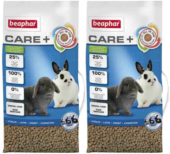 Beaphar Care+ Konijn Adult - 2 x 5 kg - Voordeelverpakking