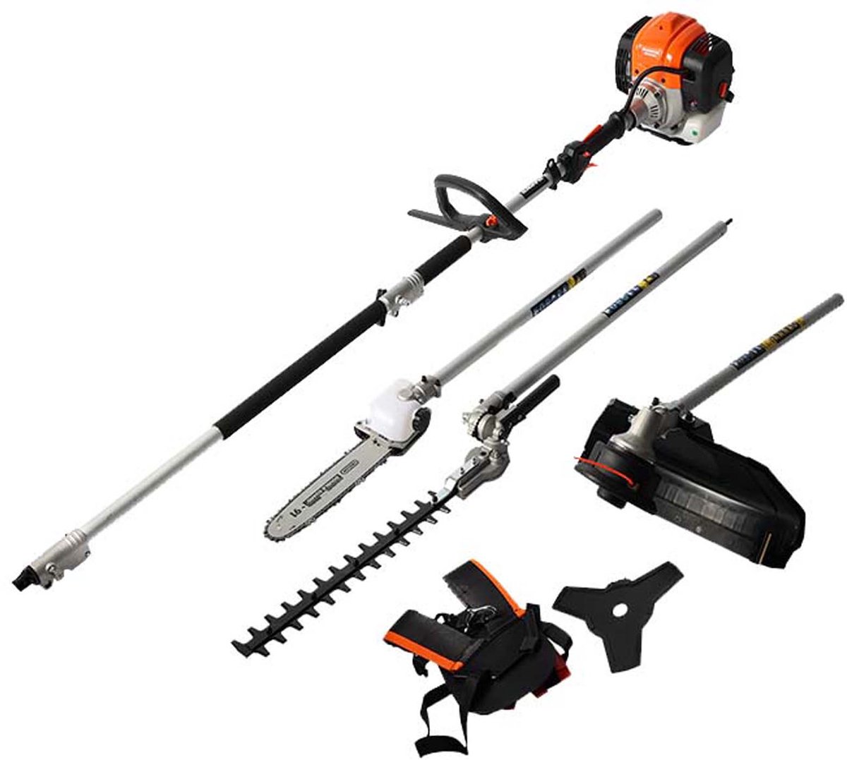 ANOVA MULTIFUNCTIONEEL SYSTEEM MET 35CC MOTOR - bosmaaier- stokzaag - stokheggenschaar