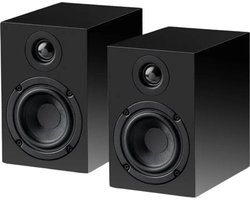 Pro-Ject Speaker Box 3E Carbon Boekenplank Speakers - High-End Geluid - Carbon Afwerking - 2-Weg - Satijn Zwart