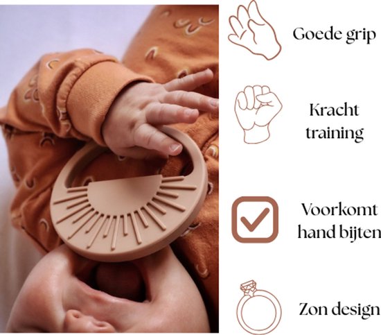 HOTUT Siliconen Bijtringen voor Baby's