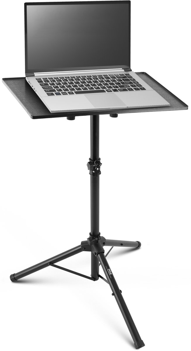 Pyle Laptopstandaard- Projectorstandaard-Laptop Stand met Verstelbare Hoogte en Hoek Tripod-Laptophouder-Geschikt voor Laptops/DJ-Apparatuur en Projector-Perfect voor Podium/Studio en Kantoor