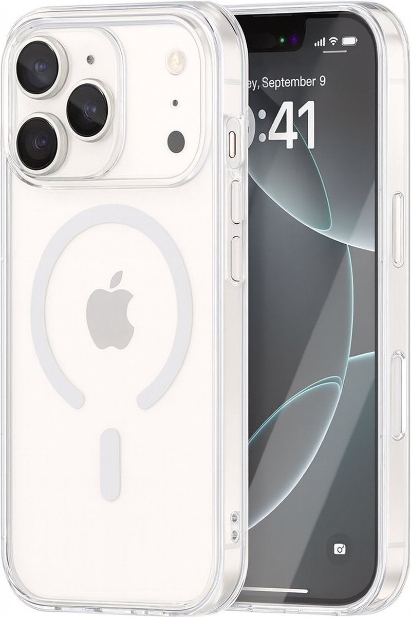 Case iPhone 17 pro – Kristalhelder Hoesje met MagSafe