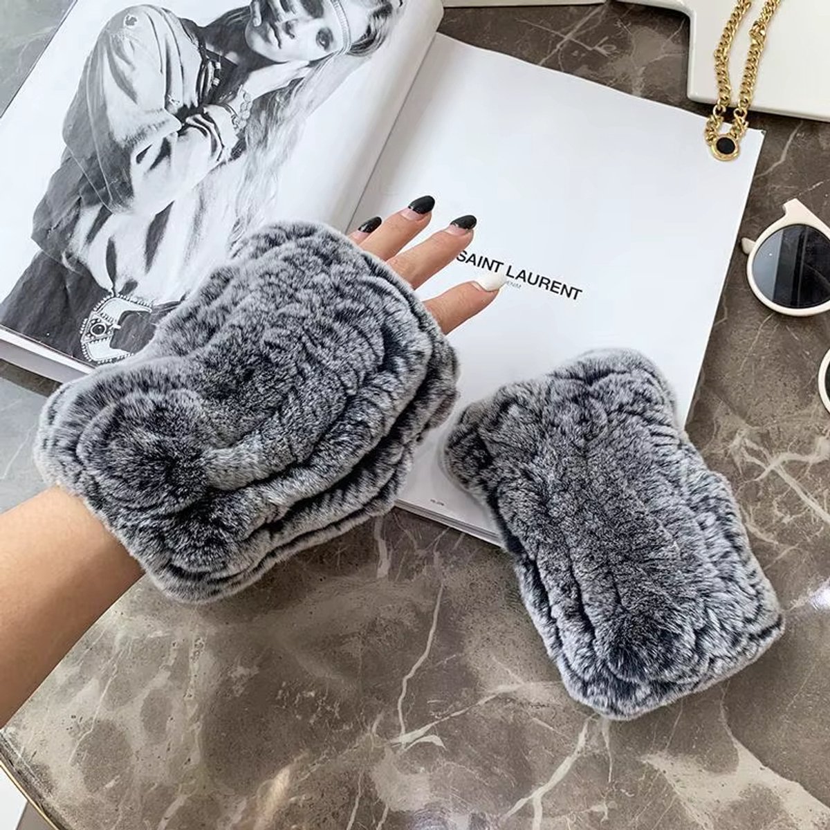 Warme Dames Winterhandschoenen – Zachte Gebreide Handschoenen voor Vrouwen | Comfortabele Winteraccessoires | Modieuze, Luxe en Duurzame Handschoenen voor Koude Winterdagen